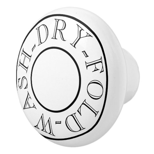 WASDROOGVOUDIG - Wasbakkeramische knop (Rechts)