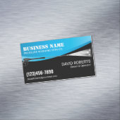 Wasdruk professionele reiniging magnetisch visitekaartje (Voorbeeld)