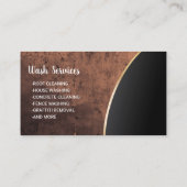 Waserdruk reinigen koperstroom visitekaartje (Achterkant)