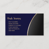 Waserdruk wasmachines, goudreiniging visitekaartje (Achterkant)