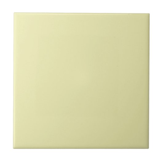 Wasgeel Effen Kleur Tegeltje (Voorkant)