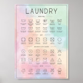 Wasgeleider regenboogverf poster (Voorkant)