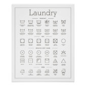 Wasgids Zwart & Wit BEWERKBARE TITEL Perfect Poster (Voorkant)