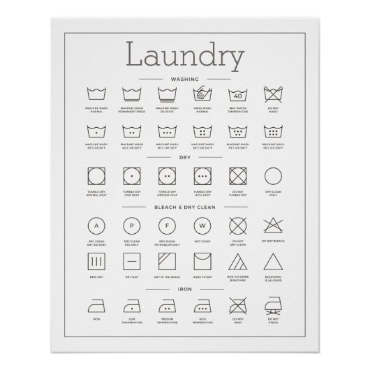 Wasgids Zwart & Wit BEWERKBARE TITEL Perfect Poster (Voorkant)