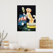  wasgoed Adverteren Poster (Keuken)