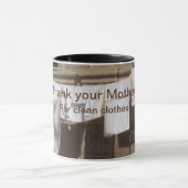 Wasgoed. Bedankt voor je moeder voor de Mok van sc (Midden)