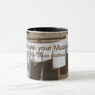 Wasgoed. Bedankt voor je moeder voor de Mok van sc