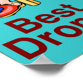 Wasgoed: beste plaats om panten te laten vallen poster (Hoek)