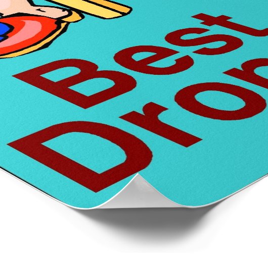 Wasgoed: beste plaats om panten te laten vallen poster (Hoek)