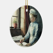 Wasgoed, c.1880 keramisch ornament (Rechts)