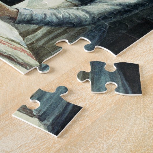 Wasgoed, c.1880 legpuzzel (Zijkant)