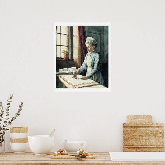 Wasgoed, c.1880 poster (Keuken)