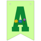 Wasgoed dat de Floral Bunting Banner verzamelt (Tweede vlag)