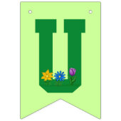 Wasgoed dat de Floral Bunting Banner verzamelt (Derde vlag)