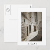 Wasgoed dat in een steegje in Italië droog is Briefkaart (Voorkant / Achterkant)