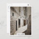 Wasgoed dat in een steegje in Italië droog is Briefkaart (Voorkant / Achterkant)