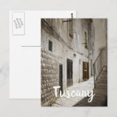 Wasgoed dat in een steegje in Italië droog is Briefkaart (Voorkant / Achterkant)