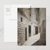 Wasgoed dat in een steegje in Italië droog is Briefkaart (Voorkant / Achterkant)