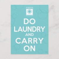 Wasgoed doen en doorgaan