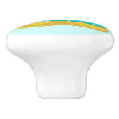 Wasgoed Gevouwen handdoeken Keramische Knop (Zijkant)