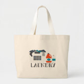 wasgoed grote tote bag (Voorkant)