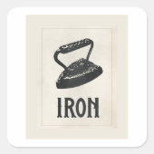  wasgoed I Vierkante Sticker (Voorkant)