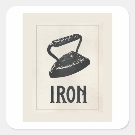  wasgoed I Vierkante Sticker (Voorkant)