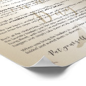 Wasgoed in een poster van een dag met instructies (Hoek)