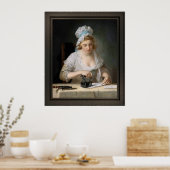 Wasgoed Ironing door Henry Robert Morland Poster (Keuken)