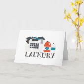 wasgoed kaart (Gele Bloem)