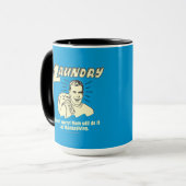 Wasgoed: maak je geen zorgen over de Thanksgiving  Mok (Voorkant links)