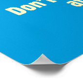 Wasgoed: maak je geen zorgen over de Thanksgiving Poster (Hoek)