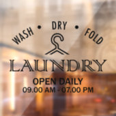 wasgoed raamsticker (Vel 2)