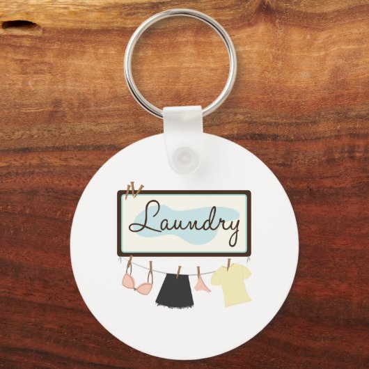 wasgoed sleutelhanger (Voorkant)