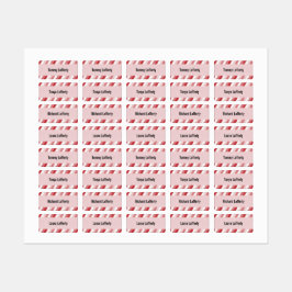 Wasgoed van de familie Pastel Stripes Labels