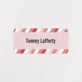 Wasgoed van de familie Pastel Stripes Labels (Design 1)