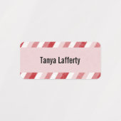 Wasgoed van de familie Pastel Stripes Labels (Design 2)