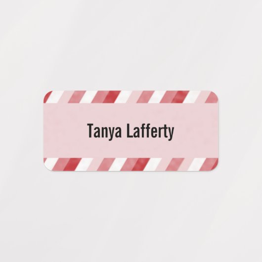 Wasgoed van de familie Pastel Stripes Labels (Design 2)