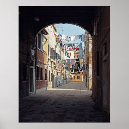 Wasgoed van Venice Poster