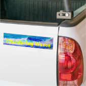 wasgolven bumpersticker (Op Truck)