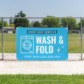 Wash and Fold Service Laundry Dry Cleaners Blue Spandoek (Insitu)
