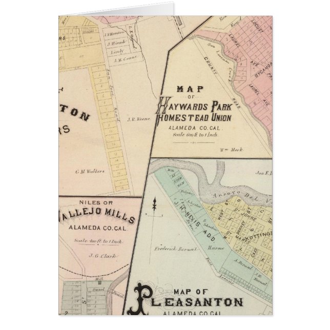 Wash Corners, Haywards Park, Niles, Pleasanton (Voorkant)