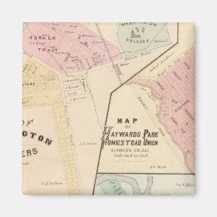 Wash Corners, Haywards Park, Niles, Pleasanton Magneet