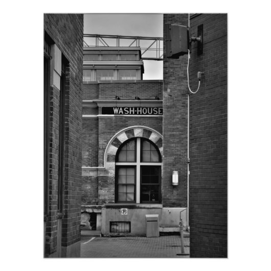 "WASH-HOUSE" Fotoprint Foto Afdruk (Voorkant)