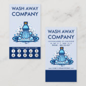 Wash Loyalty Punch Card (Voorkant / Achterkant)