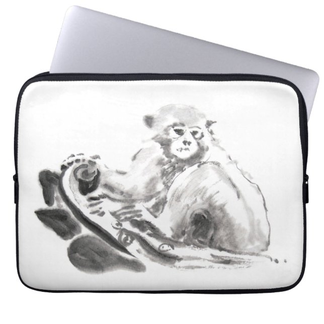 Wash Painting Monkey Year Zodiac Sleeve (Voorkant)