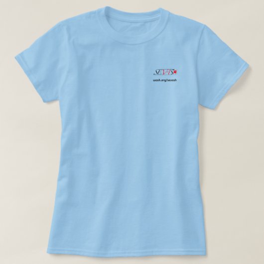 WASH SEVASH black logo T-shirt (Design voorkant)