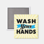 Wash Your Hands Magneet (Voorkant / Achterkant)
