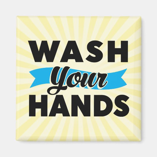 Wash Your Hands Magneet (Voorkant)