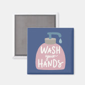Wash Your Hands Magneet (Voorkant / Achterkant)